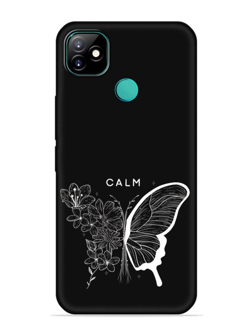 Calm Embossed Soft Silicone Case for Itel Vision 1