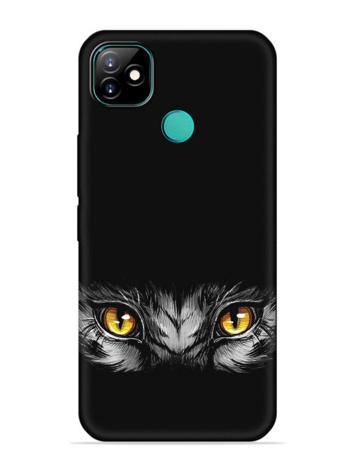 Scary Eye Embossed Soft Silicone Case for Itel Vision 1