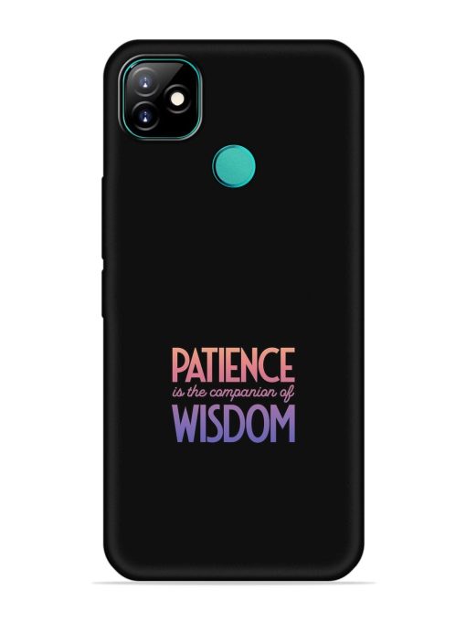 Patience Is The Embossed Soft Silicone Case for Itel Vision 1 Zapvi