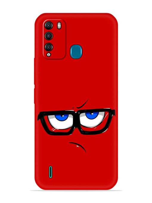 Rad Angry Face Embossed Soft Silicone Case for Itel Vision 1 Pro Zapvi