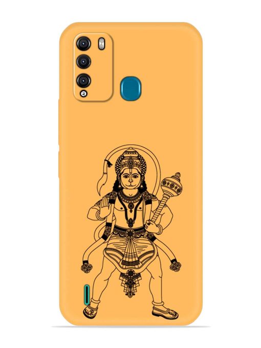 Indian God Hanuman Embossed Soft Silicone Case for Itel Vision 1 Pro Zapvi