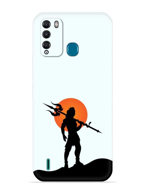 Lord Mahadev Trendy Embossed Soft Silicone Case for Itel Vision 1 Pro Zapvi