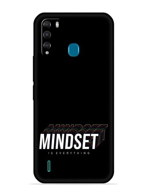 Mindset Everything Slogan Embossed Soft Silicone Case for Itel Vision 1 Pro