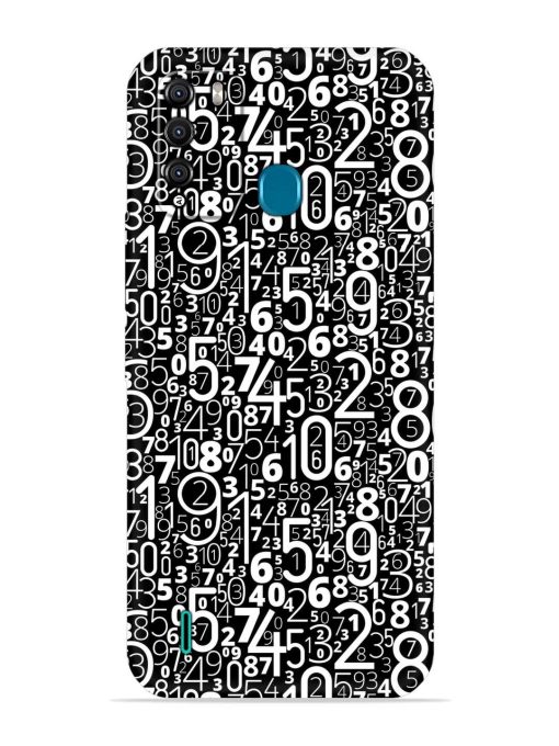 Many Numbers Different Embossed Soft Silicone Case for Itel Vision 1 Pro