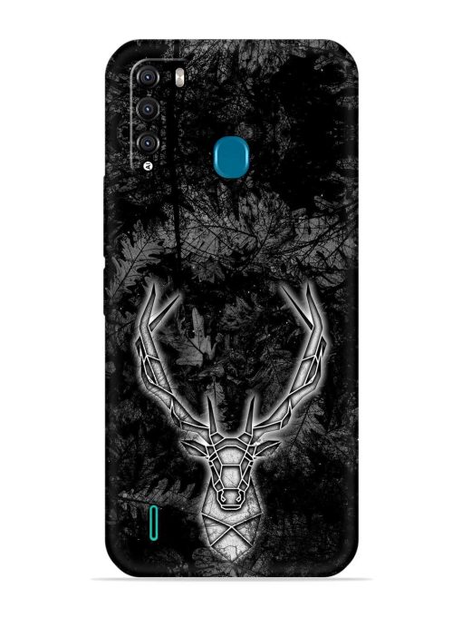 Ancient Deer Embossed Soft Silicone Case for Itel Vision 1 Pro Zapvi