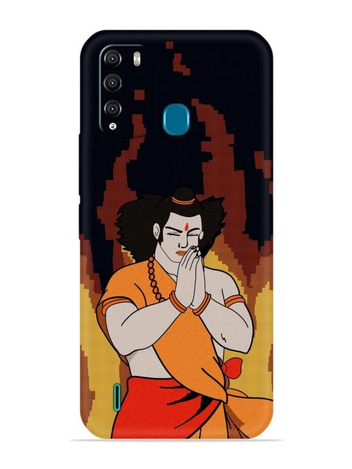 Shree Ram Vector Embossed Soft Silicone Case for Itel Vision 1 Pro Zapvi