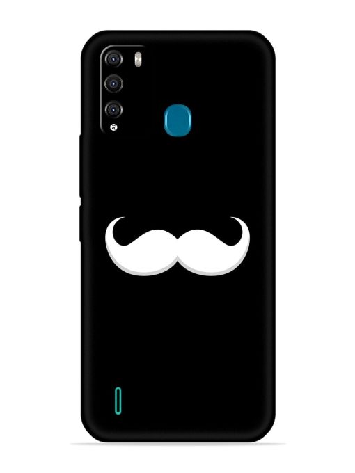 Mustache Vector Embossed Soft Silicone Case for Itel Vision 1 Pro Zapvi