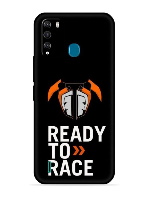 Ready To Race Embossed Soft Silicone Case for Itel Vision 1 Pro Zapvi