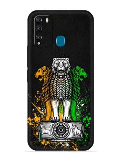 Pillars Of Ashoka Embossed Soft Silicone Case for Itel Vision 1 Pro