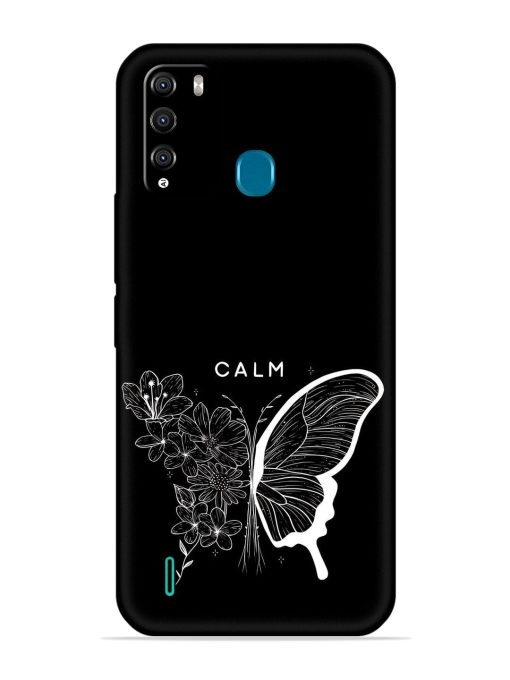 Calm Embossed Soft Silicone Case for Itel Vision 1 Pro Zapvi