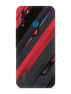 Material Desk Art Embossed Soft Silicone Case for Itel Vision 1 Pro