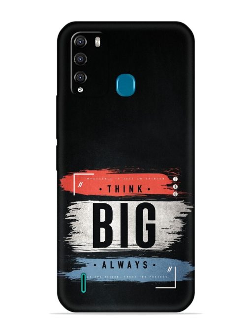 Think Big Always Embossed Soft Silicone Case for Itel Vision 1 Pro Zapvi