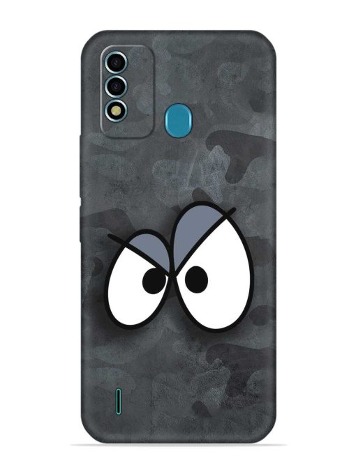 Big Eyes Night Mode Embossed Soft Silicone Case for Itel Vision 2S Zapvi