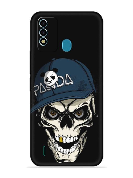 Panda Skull Embossed Soft Silicone Case for Itel Vision 2S Zapvi