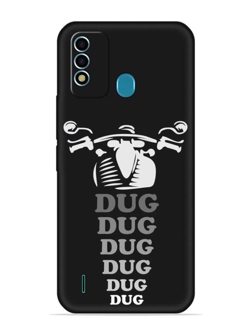 Dug Dug Dug Embossed Soft Silicone Case for Itel Vision 2S Zapvi