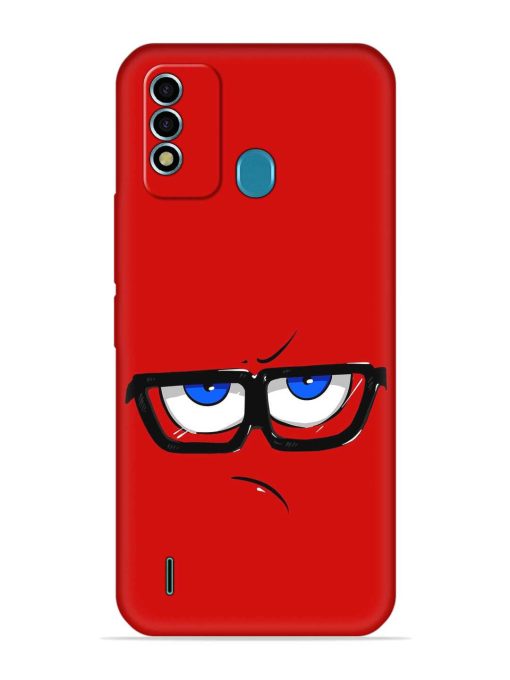 Rad Angry Face Embossed Soft Silicone Case for Itel Vision 2S Zapvi