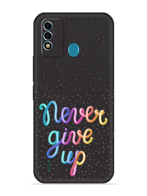 Colorful Stylized Rainbow Embossed Soft Silicone Case for Itel Vision 2S Zapvi