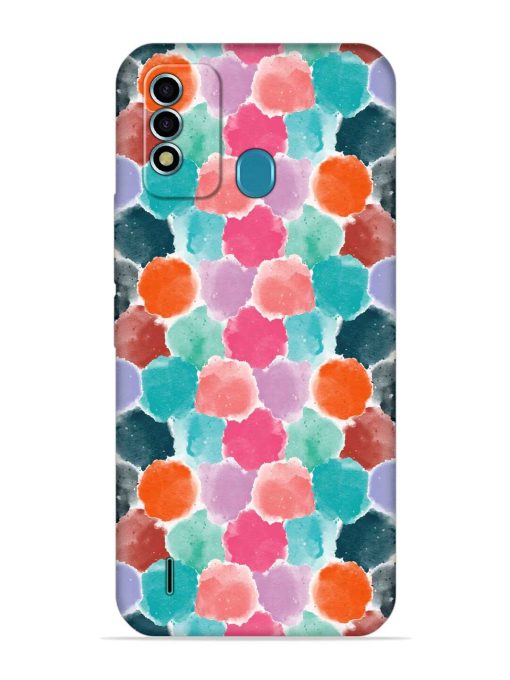 Colorful Seamless Pattern Embossed Soft Silicone Case for Itel Vision 2S Zapvi