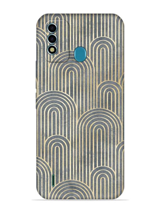 Art Deco Style Embossed Soft Silicone Case for Itel Vision 2S Zapvi