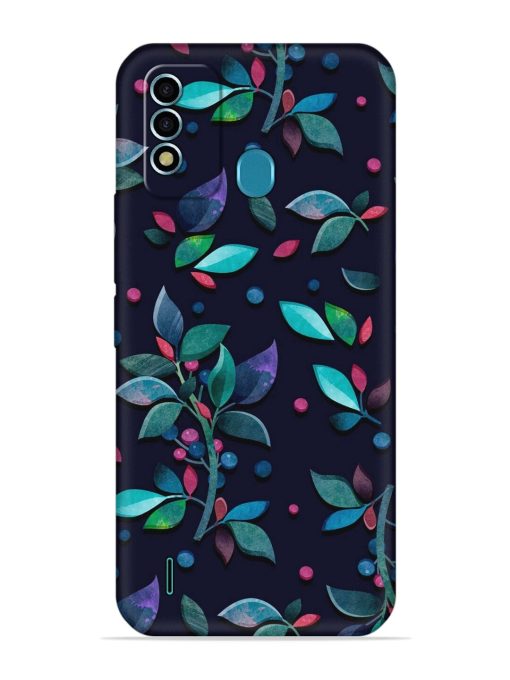 Decorative Watercolor Flower Embossed Soft Silicone Case for Itel Vision 2S Zapvi