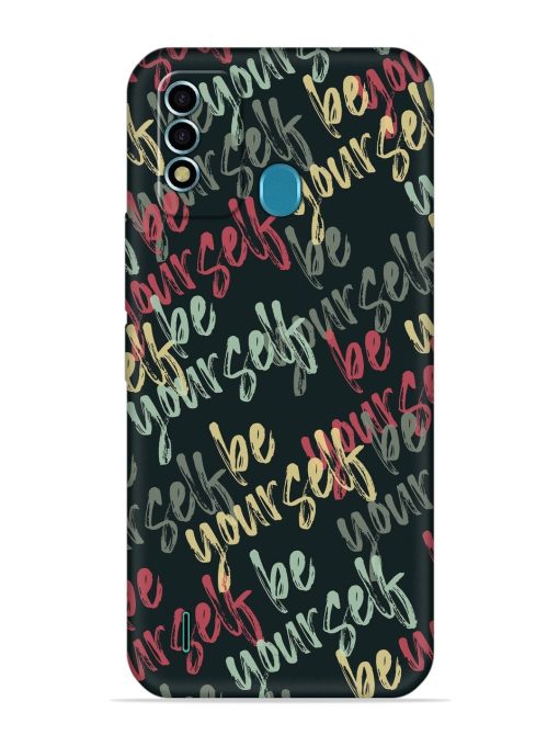 Yourself Seamless Embossed Soft Silicone Case for Itel Vision 2S Zapvi