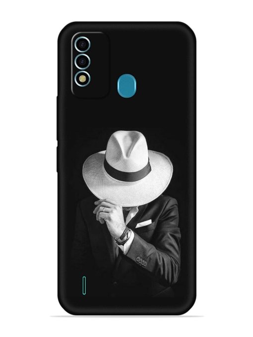 Men Under Hat Embossed Soft Silicone Case for Itel Vision 2S