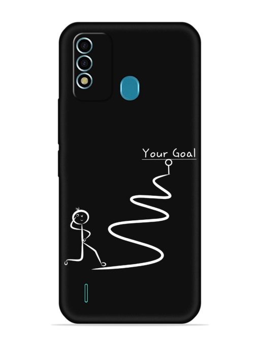 Your Goal Embossed Soft Silicone Case for Itel Vision 2S Zapvi