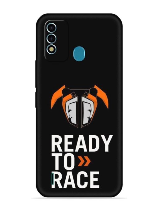 Ready To Race Embossed Soft Silicone Case for Itel Vision 2S Zapvi