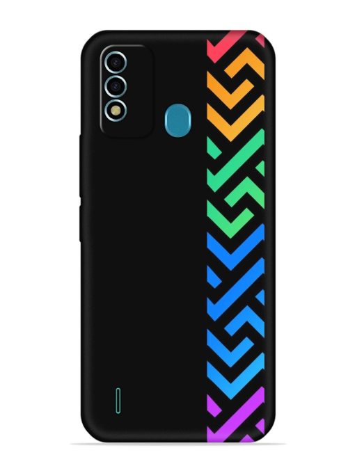 Colorshape Stripes Embossed Soft Silicone Case for Itel Vision 2S