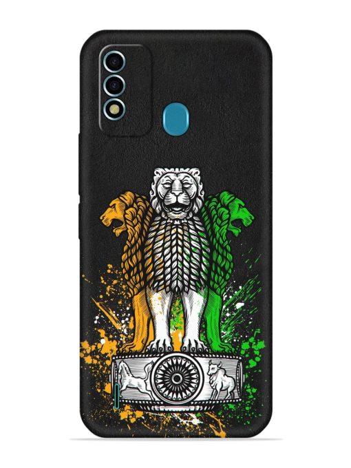 Pillars Of Ashoka Embossed Soft Silicone Case for Itel Vision 2S Zapvi