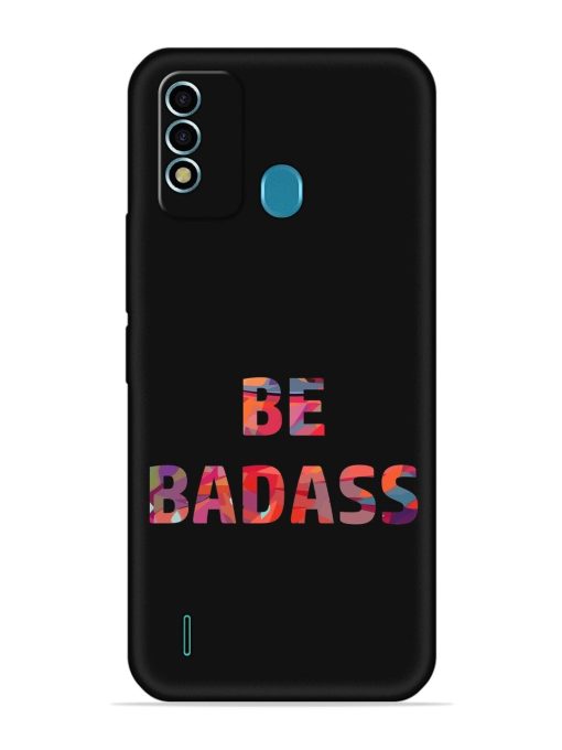 Be Badass Embossed Soft Silicone Case for Itel Vision 2S Zapvi