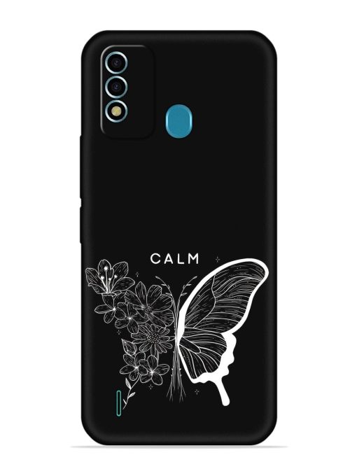 Calm Embossed Soft Silicone Case for Itel Vision 2S Zapvi