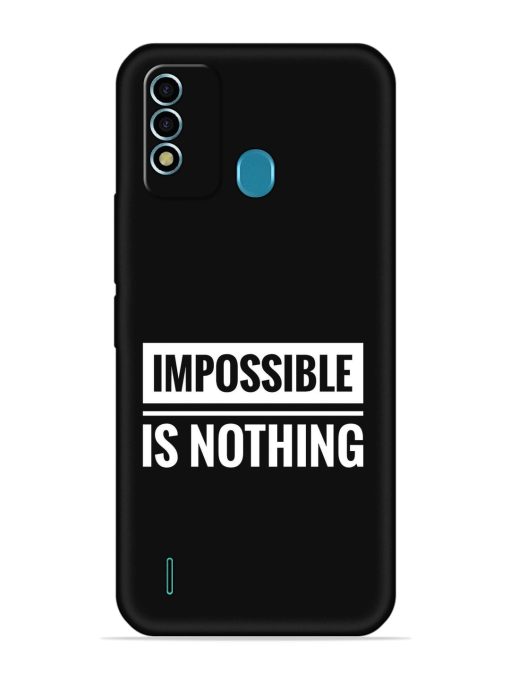 Impossible Is Nothing Embossed Soft Silicone Case for Itel Vision 2S