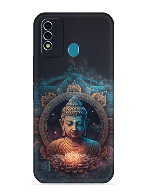 Gautam Buddha Embossed Soft Silicone Case for Itel Vision 2S Zapvi