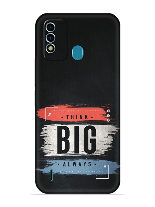 Think Big Always Embossed Soft Silicone Case for Itel Vision 2S Zapvi