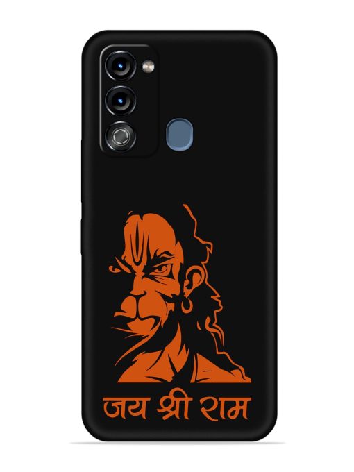 Angry Hanuman Embossed Soft Silicone Case for Itel Vision 3 Zapvi