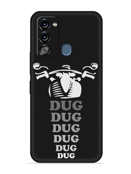 Dug Dug Dug Embossed Soft Silicone Case for Itel Vision 3 Zapvi