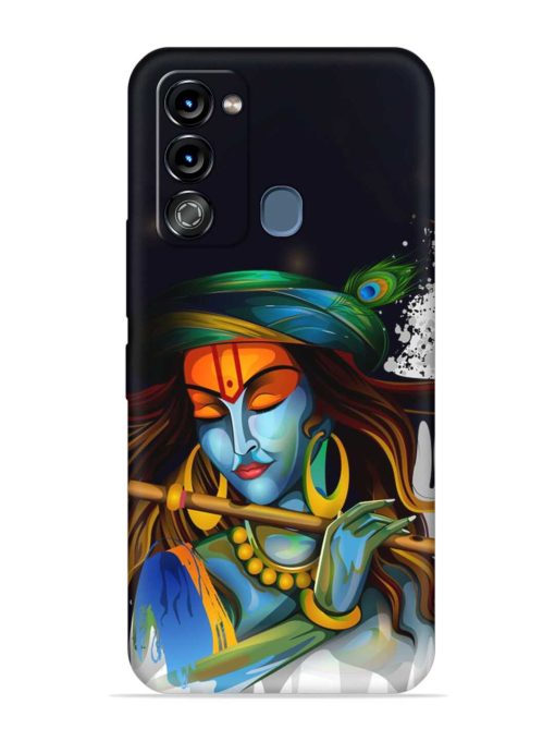 Krishna Art Embossed Soft Silicone Case for Itel Vision 3 Zapvi