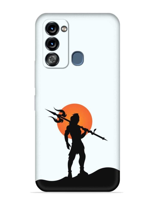 Lord Mahadev Trendy Embossed Soft Silicone Case for Itel Vision 3 Zapvi