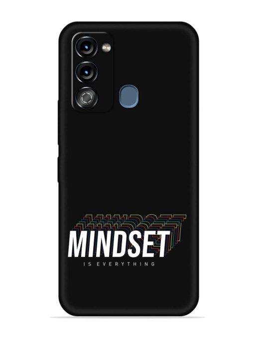 Mindset Everything Slogan Embossed Soft Silicone Case for Itel Vision 3 Zapvi