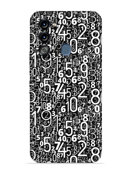 Many Numbers Different Embossed Soft Silicone Case for Itel Vision 3