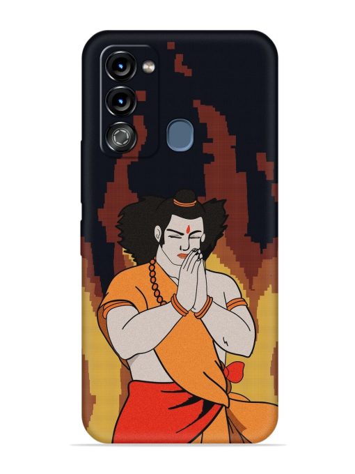 Shree Ram Vector Embossed Soft Silicone Case for Itel Vision 3 Zapvi