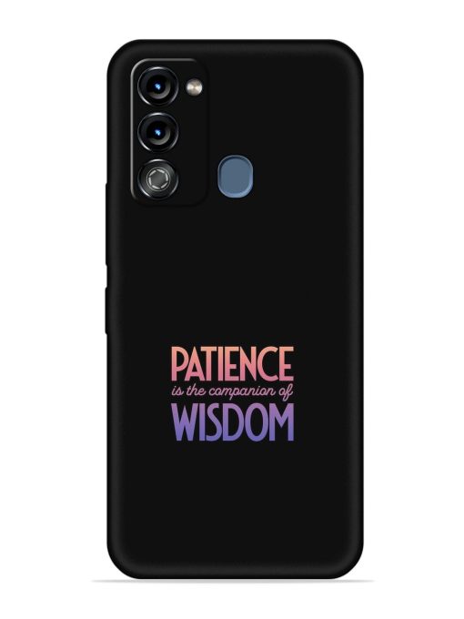 Patience Is The Embossed Soft Silicone Case for Itel Vision 3 Zapvi