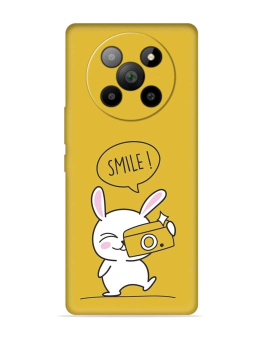 Hey Smile Please Embossed Soft Silicone Case for Lava Agni 2 (5G) Zapvi