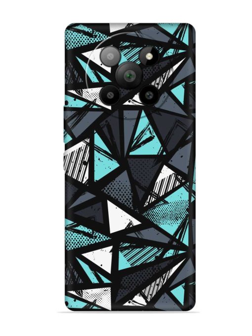 Abstract Seamless Embossed Soft Silicone Case for Lava Agni 2 (5G) Zapvi