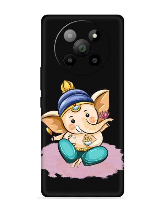 Bal Ganesh Vector Art Embossed Soft Silicone Case for Lava Agni 2 (5G) Zapvi