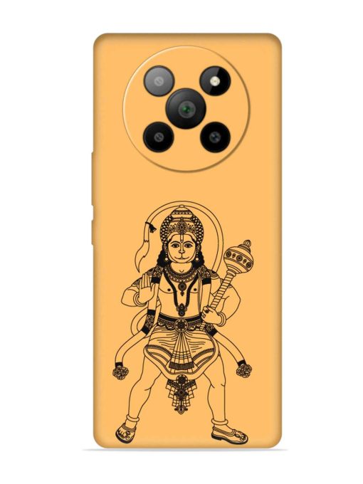 Indian God Hanuman Embossed Soft Silicone Case for Lava Agni 2 (5G) Zapvi