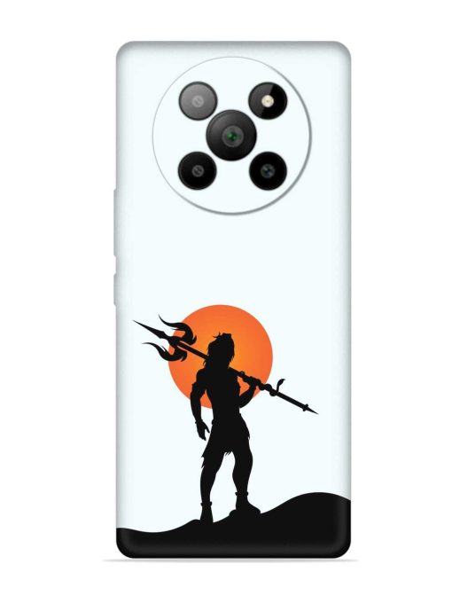 Lord Mahadev Trendy Embossed Soft Silicone Case for Lava Agni 2 (5G) Zapvi