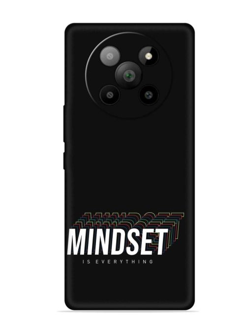 Mindset Everything Slogan Embossed Soft Silicone Case for Lava Agni 2 (5G)