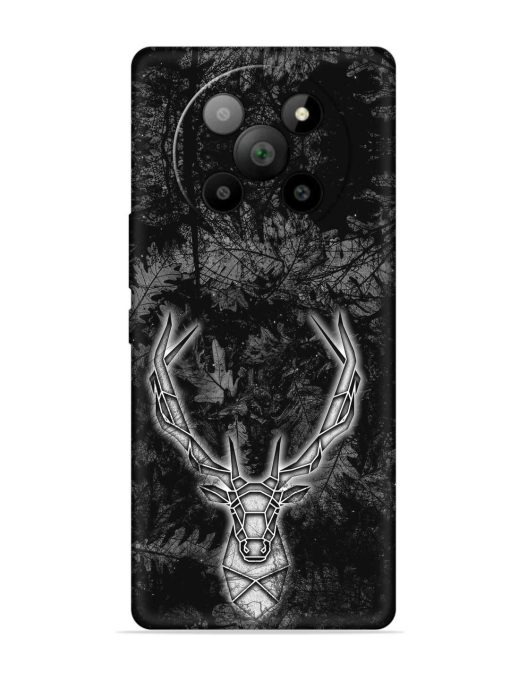 Ancient Deer Embossed Soft Silicone Case for Lava Agni 2 (5G) Zapvi